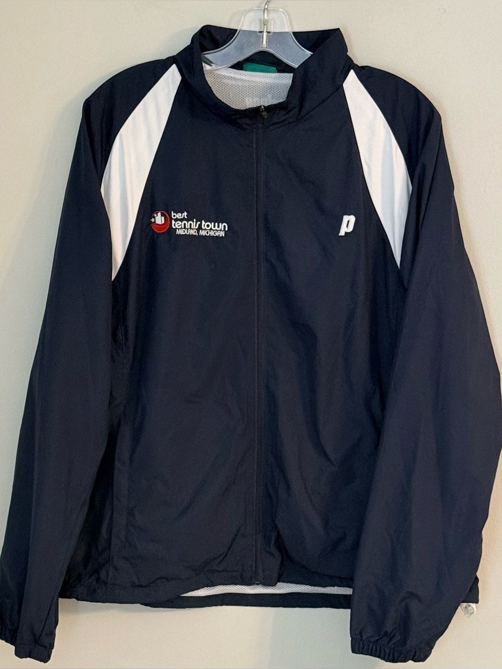 Prince Navy and White Utility Windbreaker Jacket